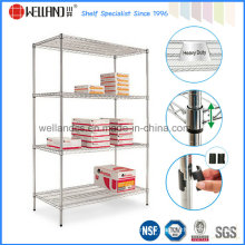 Heavy Duty Chrome Metal Steel Grocery Supermarket Display Shelf